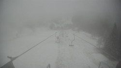 Lanovka - pohled dolů