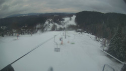 Lanovka - pohled dolů