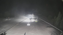 Lanovka - pohled dolů