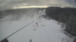 Lanovka - pohled dolů