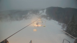 Lanovka - pohled dolů