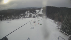 Lanovka - pohled dolů