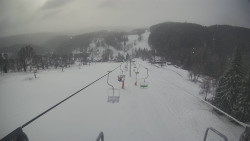 Lanovka - pohled dolů