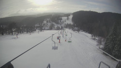 Lanovka - pohled dolů