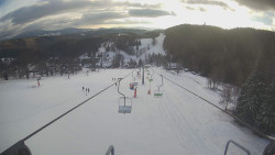 Lanovka - pohled dolů