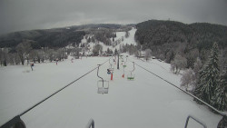 Lanovka - pohled dolů