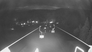 Snow park Paprsek - Lanovka - pohled dolů - 27.11.2025 v 05:01 Snow park Paprsek - Lanovka - pohled dolů - 27.11.2025 v 05:01