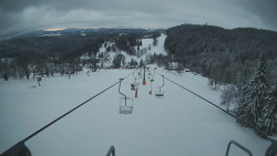 Lanovka - pohled dolů