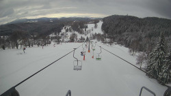 Lanovka - pohled dolů