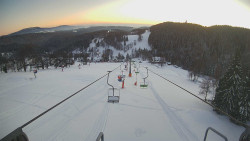 Lanovka - pohled dolů