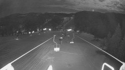 Lanovka - pohled dolů