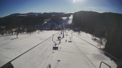 Lanovka - pohled dolů