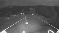 Lanovka - pohled dolů