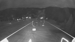 Lanovka - pohled dolů