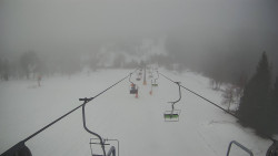 Lanovka - pohled dolů