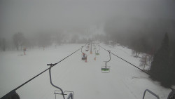 Lanovka - pohled dolů