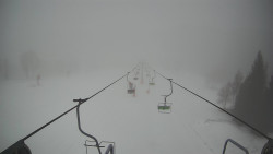 Lanovka - pohled dolů