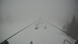 Lanovka - pohled dolů