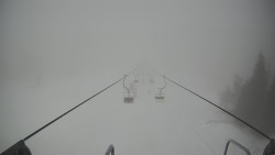 Lanovka - pohled dolů