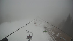 Lanovka - pohled dolů