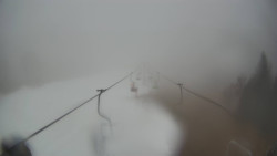 Lanovka - pohled dolů