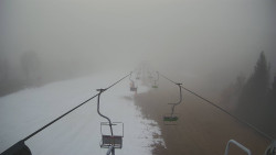 Lanovka - pohled dolů