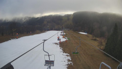 Lanovka - pohled dolů