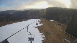 Lanovka - pohled dolů