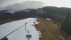 Lanovka - pohled dolů