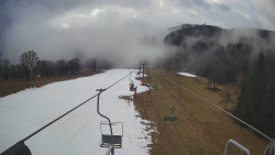 Lanovka - pohled dolů