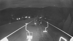 Lanovka - pohled dolů