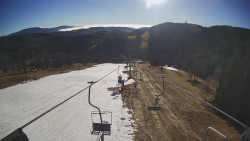 Lanovka - pohled dolů