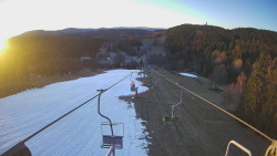 Lanovka - pohled dolů