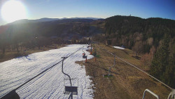 Lanovka - pohled dolů