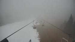 Lanovka - pohled dolů