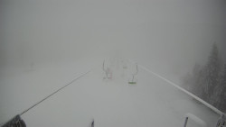 Lanovka - pohled dolů