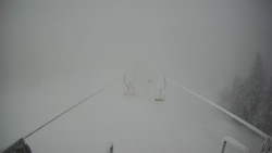 Lanovka - pohled dolů