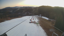 Lanovka - pohled dolů