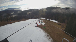 Lanovka - pohled dolů