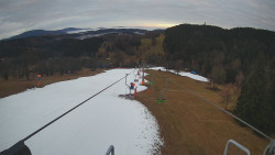 Lanovka - pohled dolů