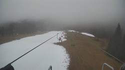 Lanovka - pohled dolů