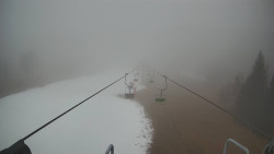 Lanovka - pohled dolů