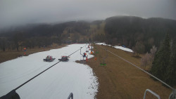 Lanovka - pohled dolů