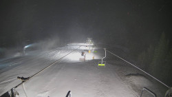 Lanovka - pohled dolů