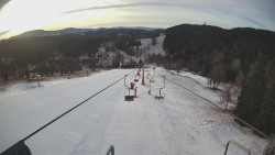 Lanovka - pohled dolů