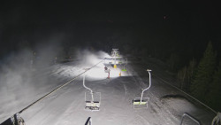 Lanovka - pohled dolů