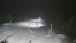 Lanovka - pohled dolů