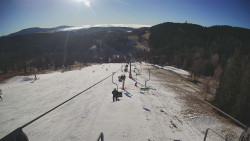 Lanovka - pohled dolů