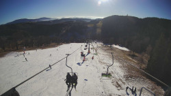 Lanovka - pohled dolů