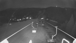 Lanovka - pohled dolů